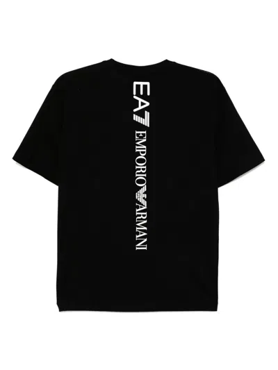 Ea7 Emporio Armani T-shirt Man In Nero