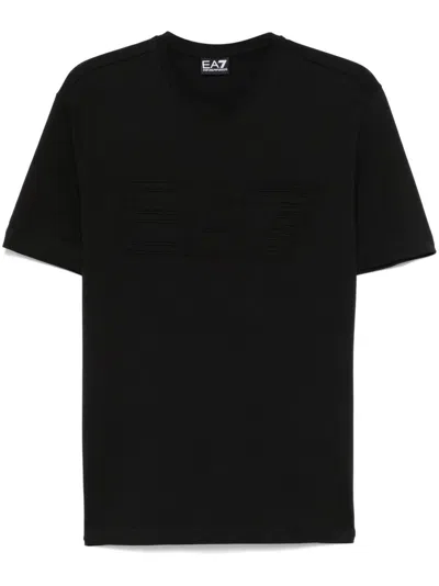 Ea7 Emporio Armani T-shirt Man In Nero