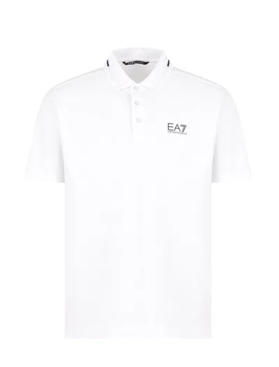 Ea7 Emporio Armani T-shirts And Polos In White