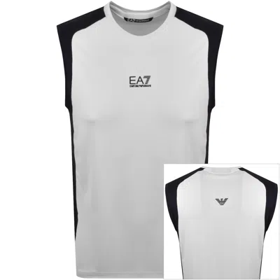 Ea7 Emporio Armani Tennis Pro Vest White In Multi