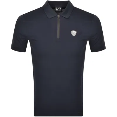 Ea7 Emporio Armani Train Shield Polo Navy