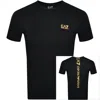 Ea7 Emporio Armani Training T Shirt Black In Multi