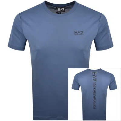 Ea7 Emporio Armani Training T Shirt Blue