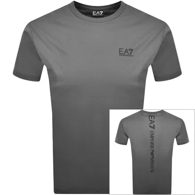 Ea7 Emporio Armani Training T Shirt Grey In Gray