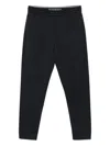 Ea7 Emporio Armani Trousers Blue In Black