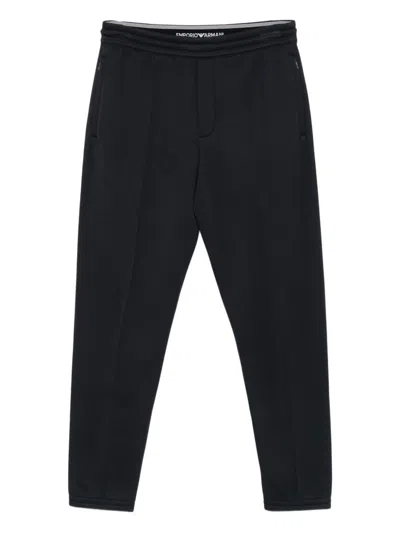Ea7 Emporio Armani Trousers Blue In Black