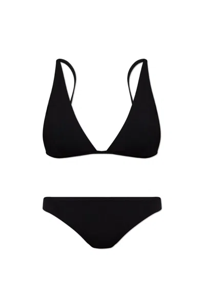 Ea7 Logo-print Bikini In Black