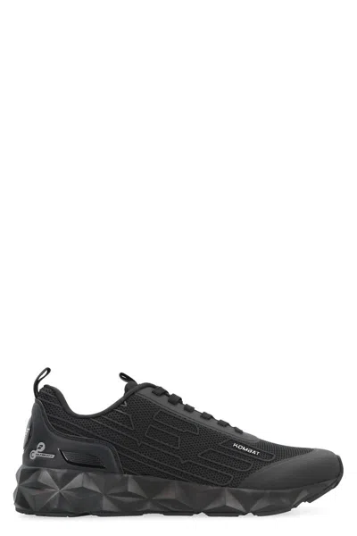 Ea7 Emporio Armani Ultimate C2 Kombat Low-top Sneakers In Black