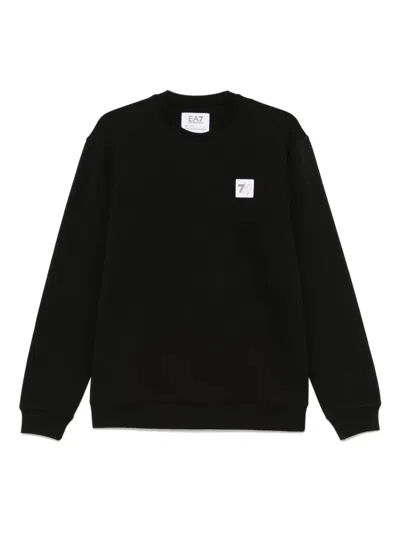 Ea7 Emporio Armani Unisex Sweatshirts In Black
