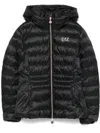 Ea7 Core Lady Nylon Padded Jacket In Nero