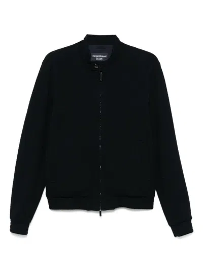Ea7 Emporio Armani Wool Blend Blouson Jacket