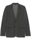 EA7 EA7 EMPORIO ARMANI WOOL BLEND SINGLE-BREASTED JACKET