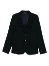 Ea7 Emporio Armani Wool Single-breasted Jacket