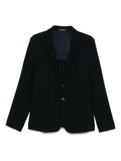 Ea7 Emporio Armani Wool Single-breasted Jacket