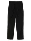 Ea7 Emporio Armani Exclusive Wool Trousers In Black