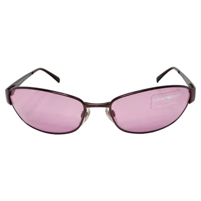 Pre-owned Ea7 Emporio Armani Y2k Purple Tinted Lens Sunglasses