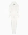 Ea7 Evolution Stretch Viscose Blend Jersey Tracksuit In White