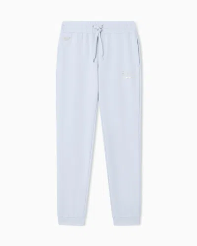 Ea7 Evolution Stretch Viscose-blend Joggers In White