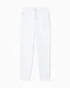 Ea7 Evolution Stretch Viscose-blend Joggers In White