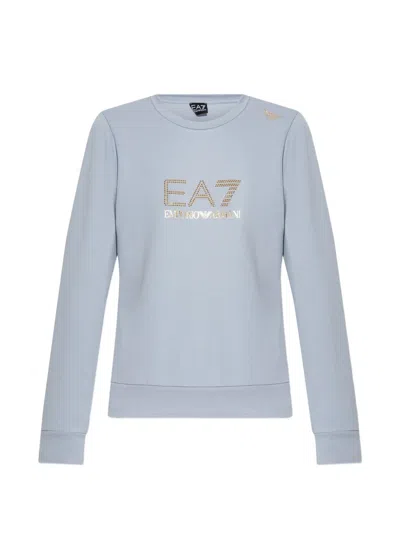 Ea7 Evolution Sweatshirt In Blue