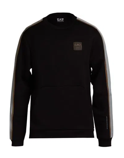 Ea7 Sweatshirt In Nero