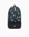 Ea7 Foldable Backpack In Black
