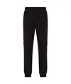Ea7 Foot Binding Jogging Pants In Black