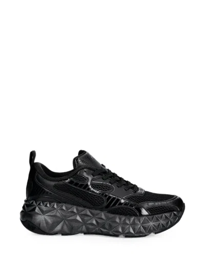 Ea7 Geometric-sole Mesh Sneakers In Multi