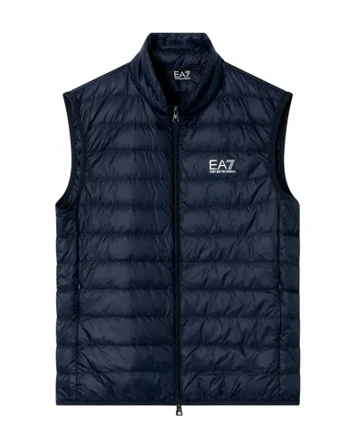 Ea7 Gilet Packable Core Identity Armani Blue