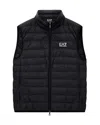 Ea7 Core Identity Packable Gilet In Black