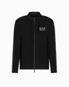 Ea7 Gold Label Viscose-blend Sweatshirt In Black