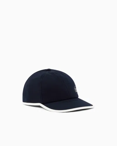 Ea7 Golf Pro Baseball Cap In Technical Fabric In Blue