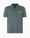 Ea7 Golf Pro Polo Shirt In Ventus7 Technical Fabric In Grey
