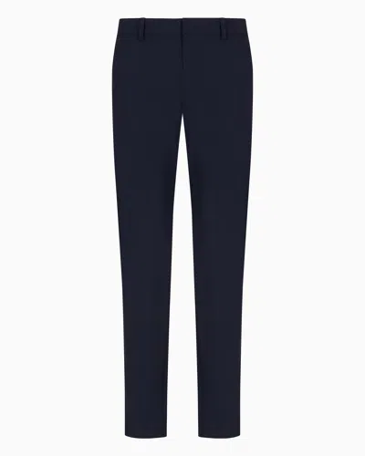 Ea7 Golf Pro Ventus7 Technical-fabric Trousers In Navy Blue