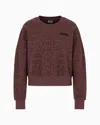 Ea7 Sweatshirt In Brown