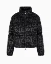 Ea7 Logo Bomber Jacket In Schwarz