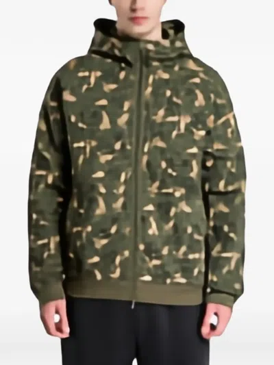 Ea7 Graphic Series Zip-up Hoodie In Multi