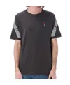 Ea7 Graphic Sleeve T-shirt In Black