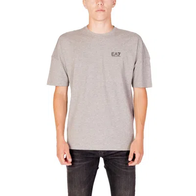 Ea7 Grey Cotton T-shirt