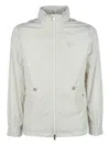 Ea7 High-neck Bomber Jacket In Gray