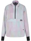 Ea7 High-neck Jacket In Pink