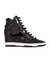Ea7 High-top Leisure Sneakers In Black