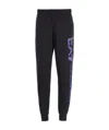 Ea7 High Waist Slim Sweatpants In Black