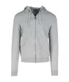 Ea7 Hooded Casual Jacket In Gray