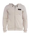 Ea7 Hooded Casual Jacket In White