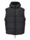 Ea7 Padded Micro Ripstop Vest In Black