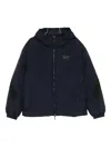 Ea7 Emporio Armani Coats Blue In Blue
