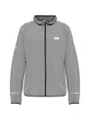 Ea7 Hooded Lightweight Jacket In Gray