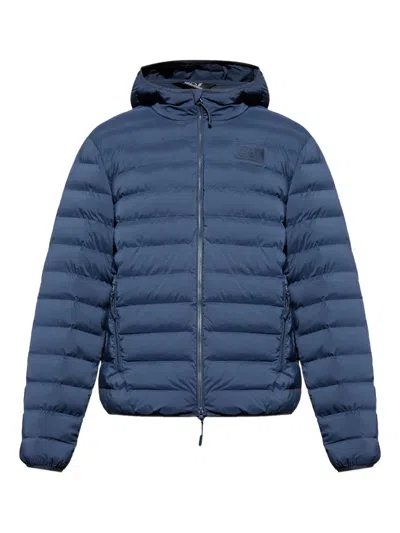 EA7 HOODED QUILTED JACKET
