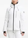 Ea7 Hooded Ski Jacket In White